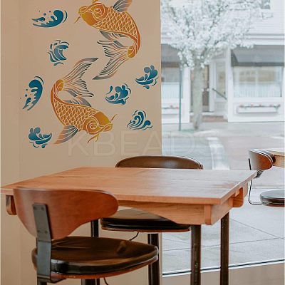 Large Plastic Reusable Drawing Painting Stencils Templates DIY-WH0172-790-1