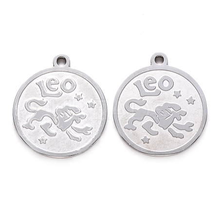 Non-Tarnish 201 Stainless Steel Pendants STAS-R106-07-1
