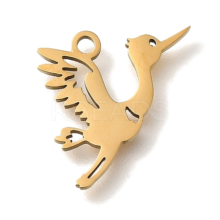 201 Stainless Steel Pendants STAS-R136-24G-1
