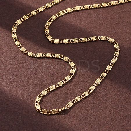 304 Stainless Steel Lumachina Chain Necklaces NJEW-Q013-07G-1