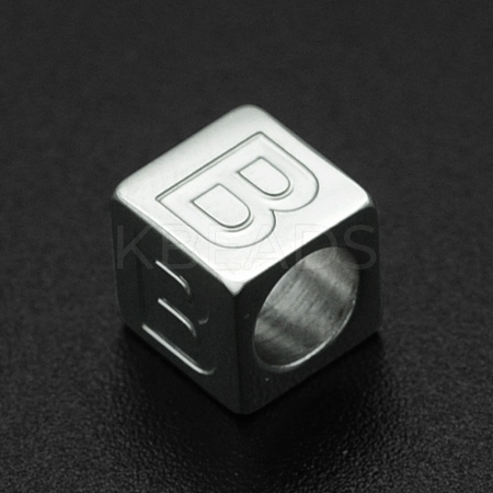 Non-Tarnish 201 Stainless Steel European Beads STAS-N090-LA062-B-1