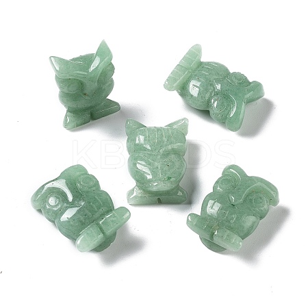 Natural Green Aventurine Healing Figurines DJEW-Z005-01C-1