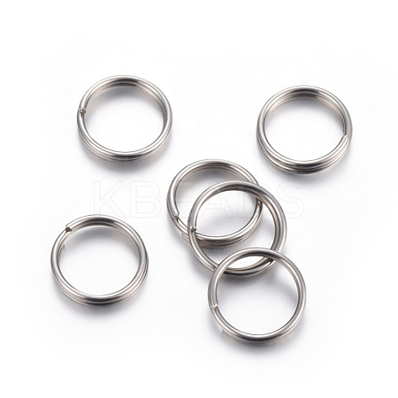 Tarnish Resistant 304 Stainless Steel Split Rings A-STAS-P223-22P-03-1