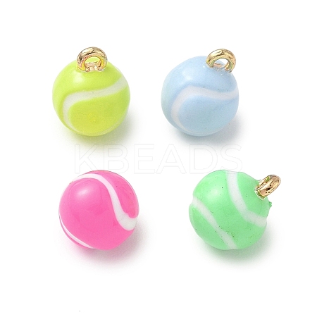 Alloy Enamel Pendants PALLOY-P314-03A-G-1