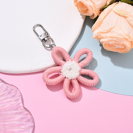 Polyester Pendant Decorations HJEW-YW00127-06-1