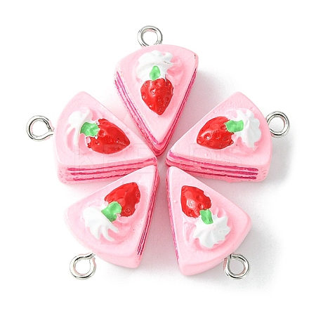 Opaque Resin Imitation Food Pendants CRES-YW0001-10A-1