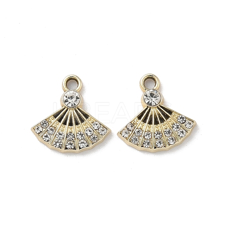 Alloy Rhinestone Pendants FIND-L024-13G-1