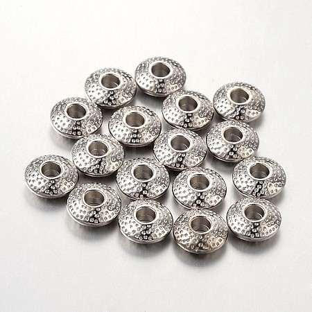 Tibetan Style Alloy Spacer Beads LS-TIBEB-R011-P-FF-1