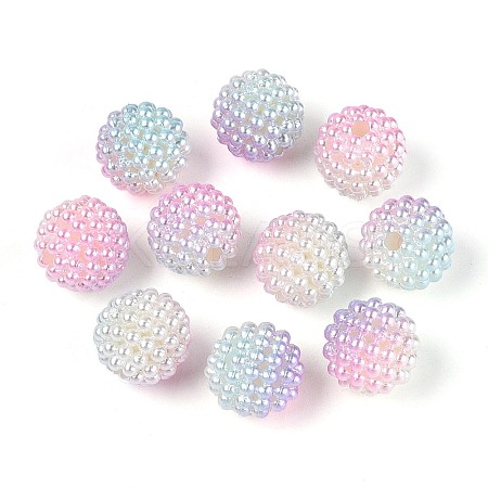 Imitation Pearl Acrylic Beads OACR-T004-15mm-11-1