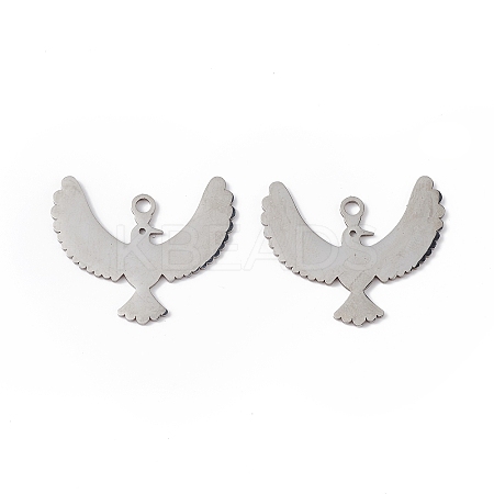 Non-Tarnish 304 Stainless Steel Pendants LS-STAS-E186-08P-1