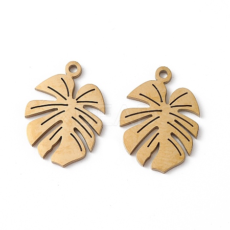 304 Stainless Steel Pendants LS-STAS-E186-05G-1