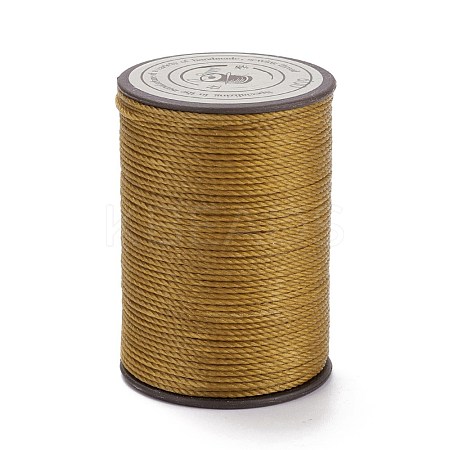 Round Waxed Polyester Thread String YC-D004-02E-009-1