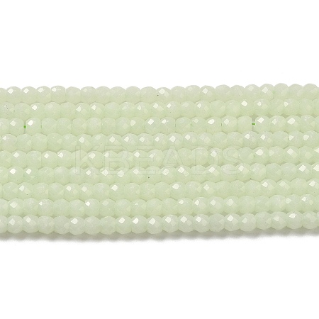 Synthetic Luminous Stone Beads Strands G-C086-01B-08-1