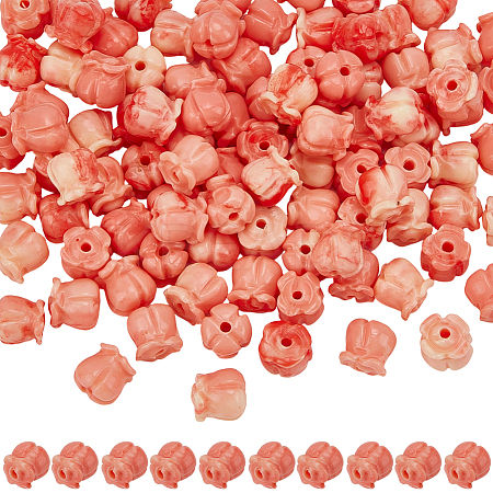 100Pcs Synthetic Coral Beads CORA-SP0001-20A-1