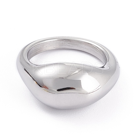 Non-Tarnish Unisex 304 Stainless Steel Finger Rings X-RJEW-K233-11B-P-1