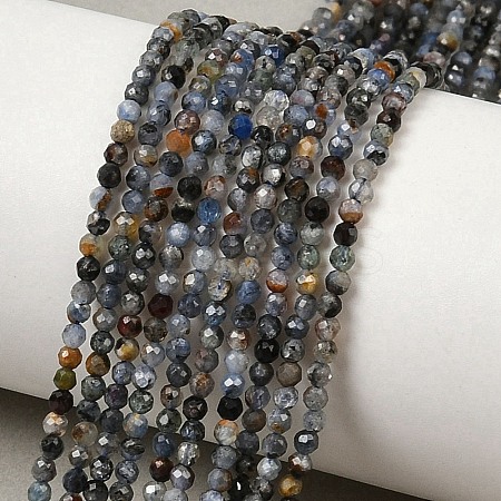 Natural Kyanite/Cyanite/Disthene Beads Strands G-D347-A02-2mm-1