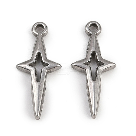 Non-Tarnish 304 Stainless Steel Pendants STAS-E169-17P-A-1
