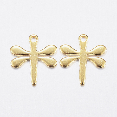 304 Stainless Steel Charms X-STAS-P142-08G-1