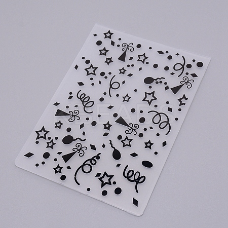 Plastic Fondant Stencil DIY-WH0221-01A-1
