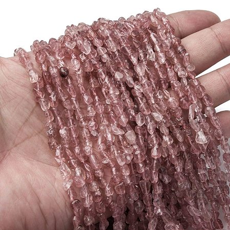 Natural Strawberry Quartz Beads Strands G-I389-A28-1