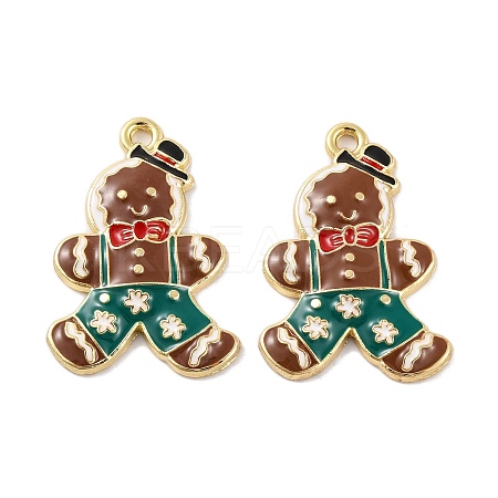 Christmas Theme Rack Plating Alloy Pendants FIND-M020-04G-05-1