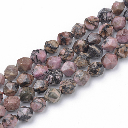 Natural Rhodonite Beads Strands G-S149-30-6mm-1