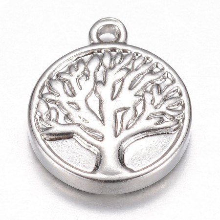 Tarnish Resistant 304 Stainless Steel Pendants STAS-G073-44P-1