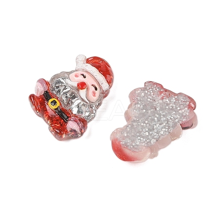Christmas Series Cute Transparent Resin Decoden Cabochons RESI-S03-03C-1