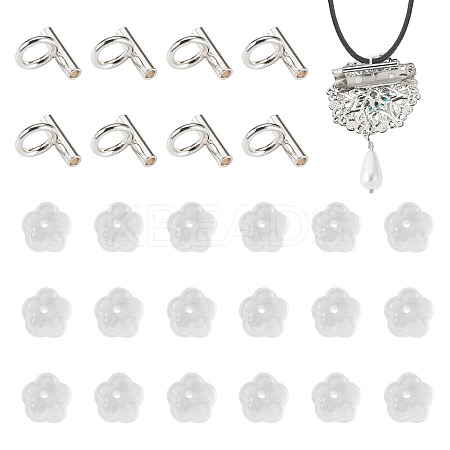 Brass Tube Bails DIY-TA0014-37A-S-1