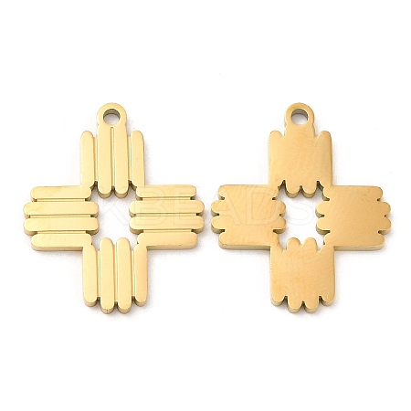 Ion Plating(IP) 316L Surgical Stainless Steel Pendants STAS-D078-25G-1