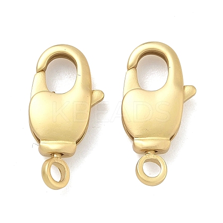 Brass Lobster Claw Clasps KK-D229-14MG-02-1