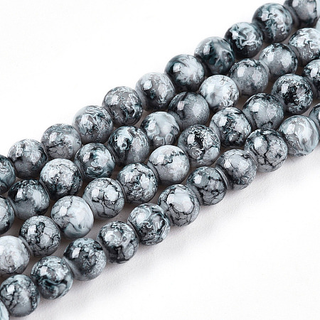 Baking Paint Glass Beads X1-DGLA-N003-4mm-A06-1