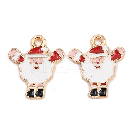 Christmas Theme Alloy Enamel Pendants FIND-I065-02I-KCG-1