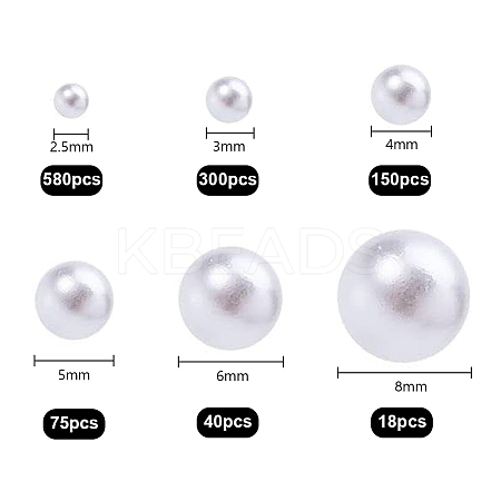 Imitation Pearl Acrylic Beads OACR-PH0002-05-1
