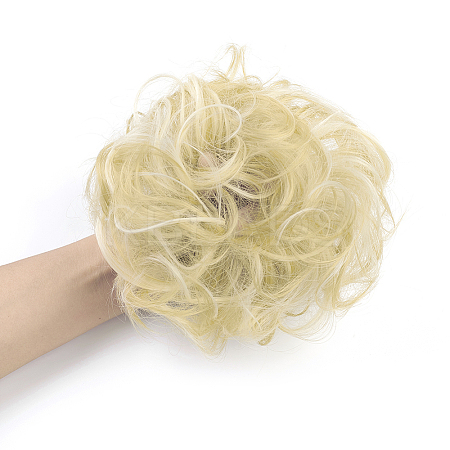 Synthetic Hair Bun Extensions OHAR-G006-A06-1