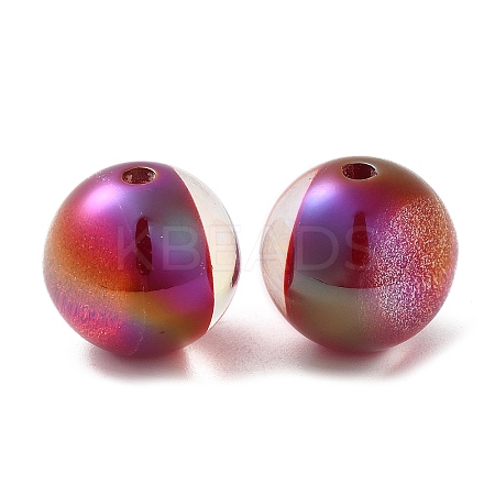 Two Tone Resin Beads RESI-Z015-02B-1