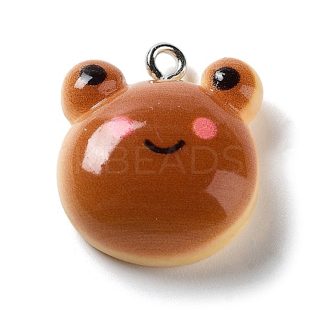 Cartoon Opaque Resin Pendants LS-RESI-A030-01B-1
