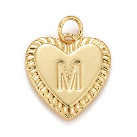 Rack Plating Real 18K Gold Plated Brass Pendants KK-E260-01G-M-1