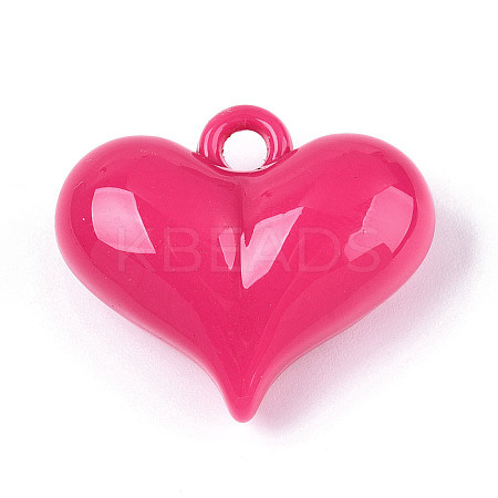 Opaque Acrylic Pendants SACR-T017-45C-1