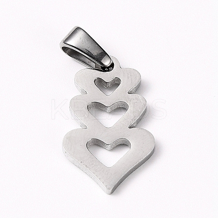 Non-Tarnish 304 Stainless Steel Pendants LS-STAS-I127-018P-1