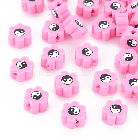 Handmade Polymer Clay Beads CLAY-N008-027D-1