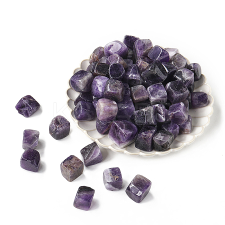 Natural Amethyst Cube Home Display Decorations G-PW0007-122B-1