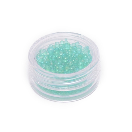 Transparent Round Caviar Beads MRMJ-WH0078-15C-1