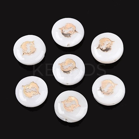 Natural Freshwater Shell Beads SHEL-N037-02C-G-1