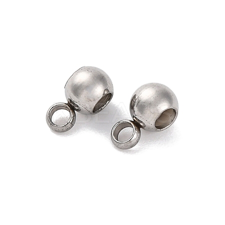 202 Stainless Steel Beads STAS-S151-02P-D-1