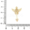 Brass Micro Pave Clear Cubic Zirconia Pendants KK-H526-04B-G-3