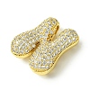 Rack Plating Brass Cubic Zirconia Pendants KK-S378-02G-N-2