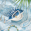 Conch Shape Ceramic Jewelry Plates AJEW-WH0083-92A-5