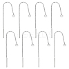 4 Pairs 304 Stainless Steel Earring Findings STAS-LP0001-91P-1