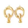 Brass Fold Over Clasps KK-U016-15G-1